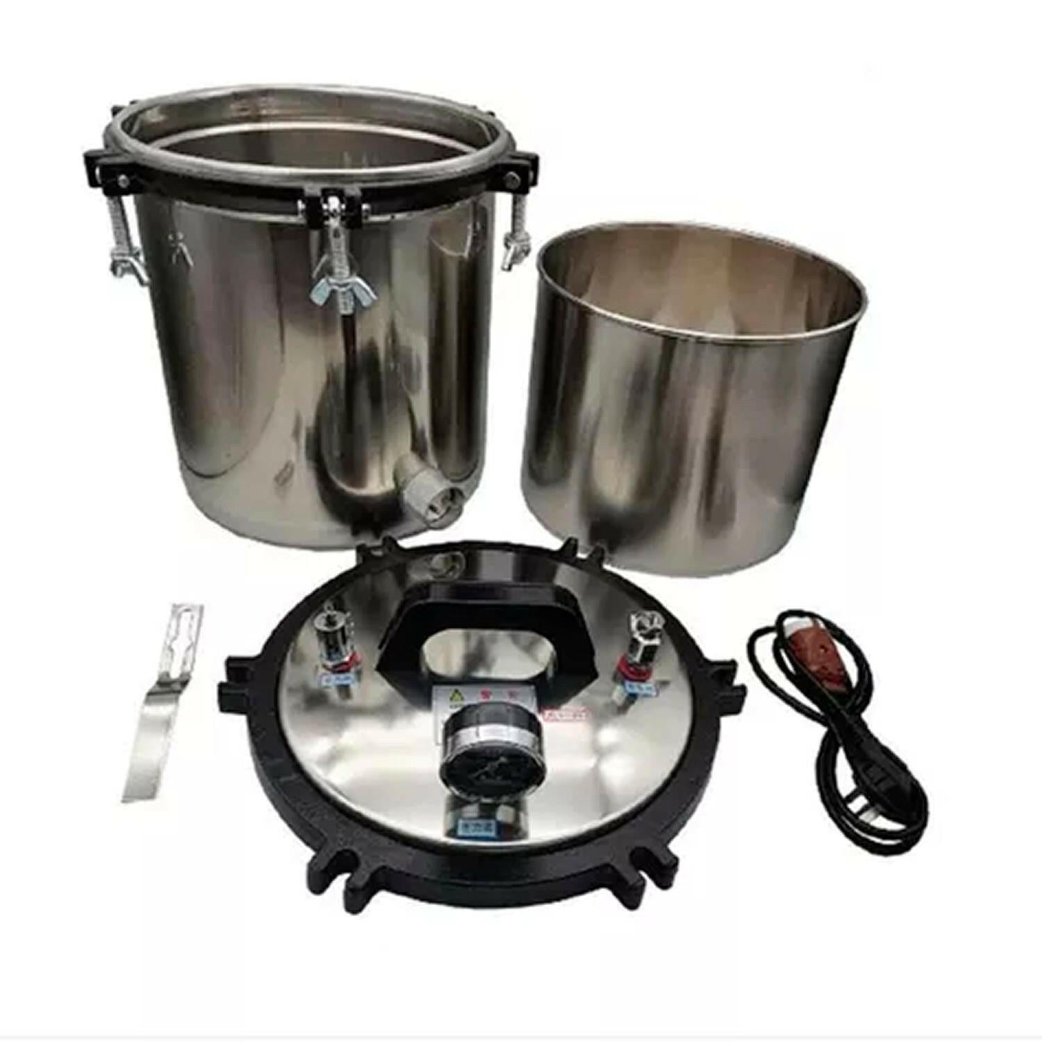 Esterilizador Autoclave Vapor Presión Acero Inoxidable 18L.