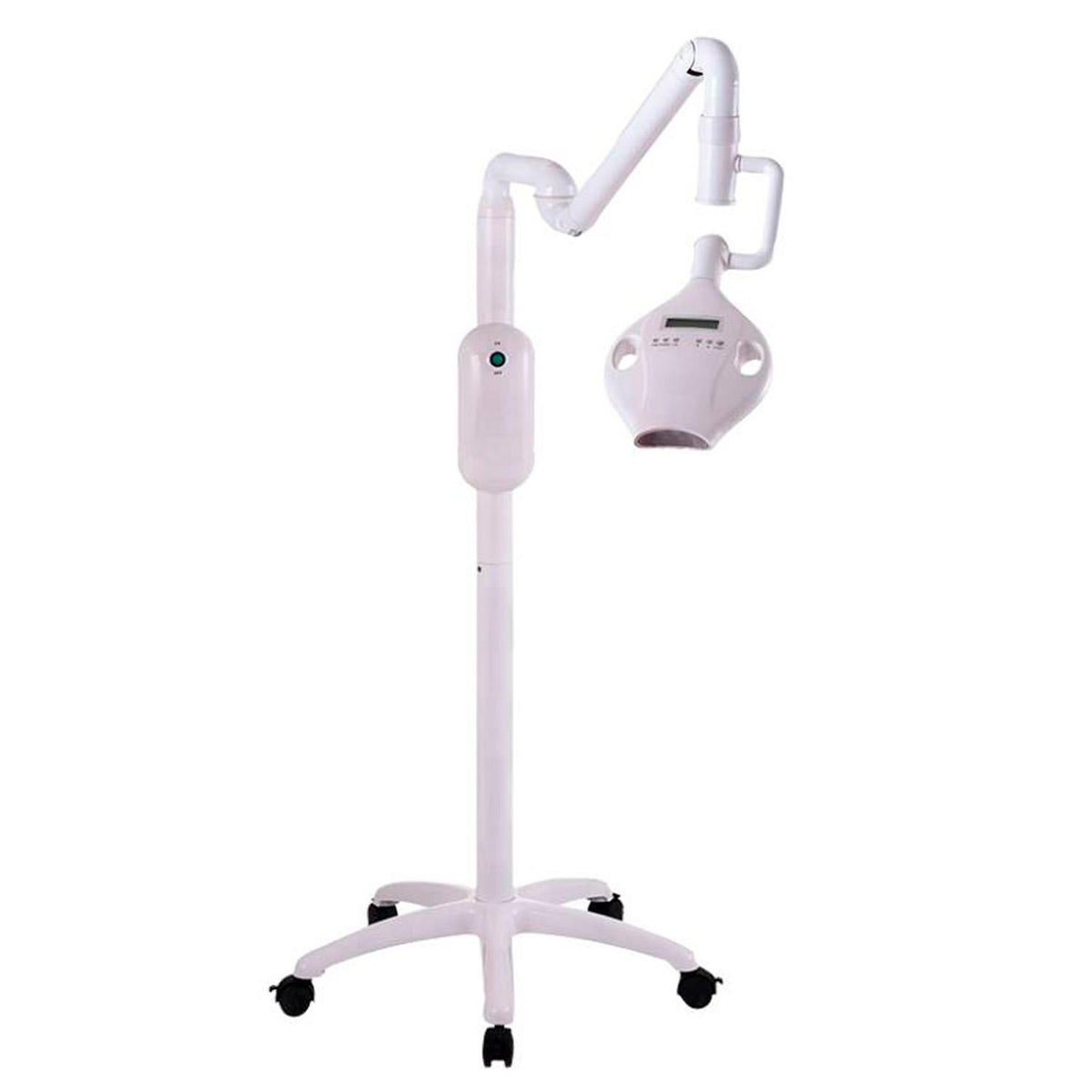 Lámpara blanqueamiento dental 3 colores pedestal.